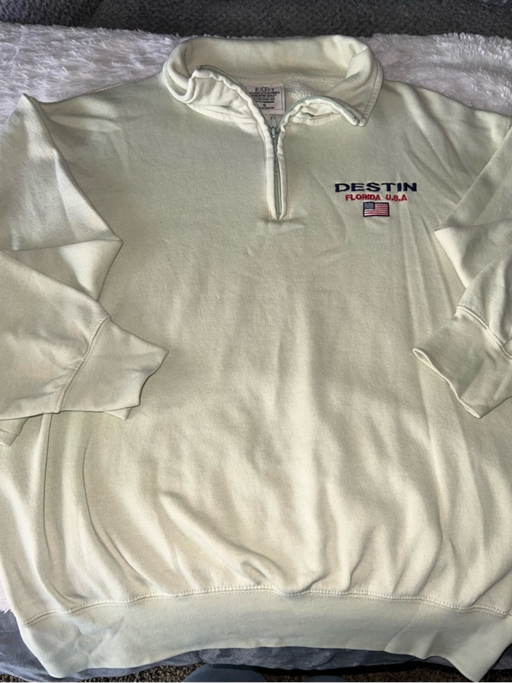 Exist Quarter-Zip Pullover with DESTIN Florida Embroidery